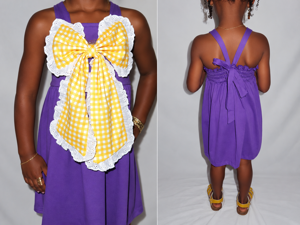 "Geaux Tigers" Bow Dress
