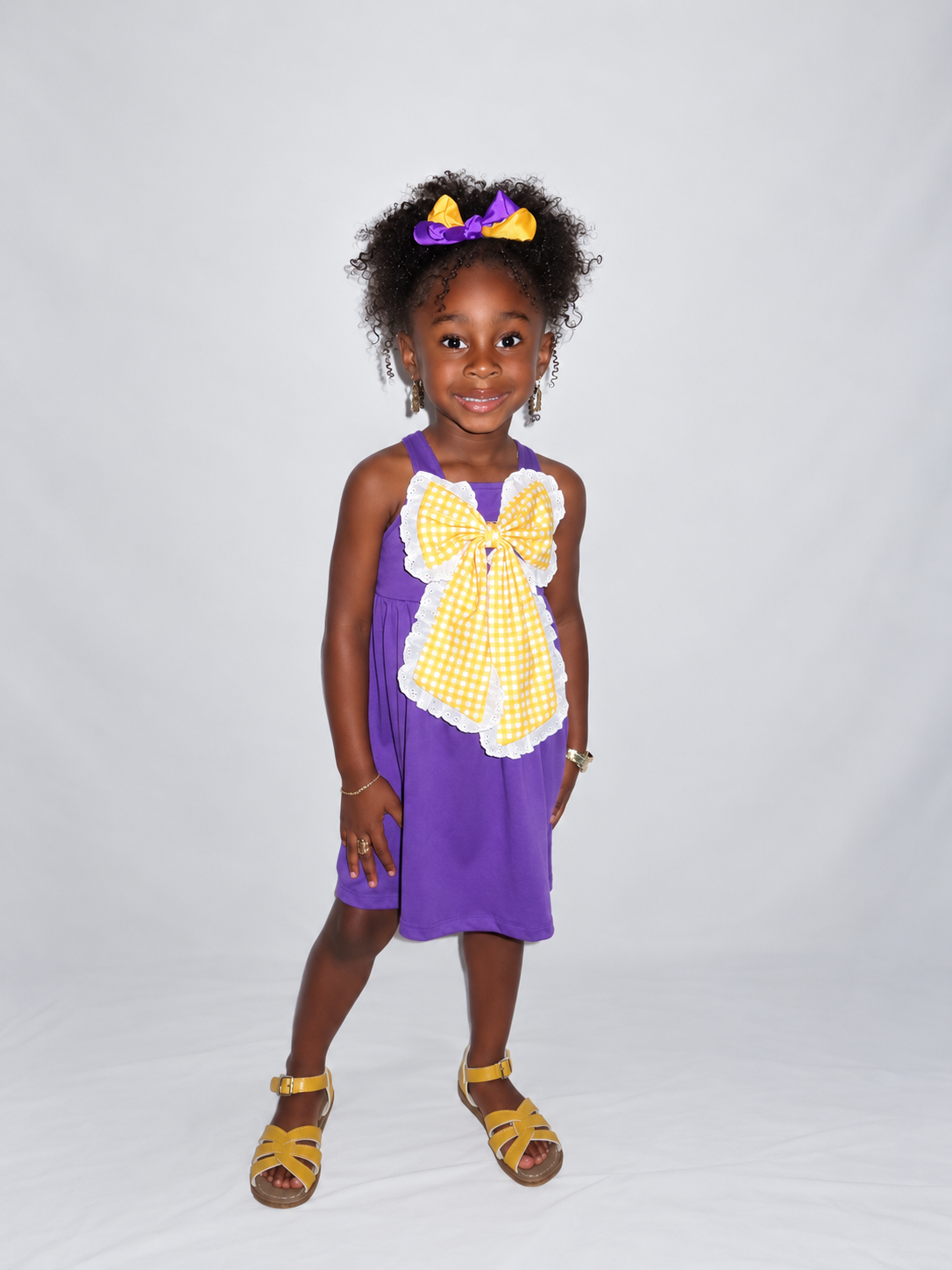 "Geaux Tigers" Bow Dress