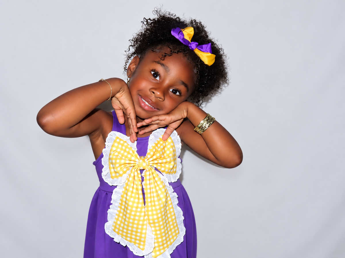 "Geaux Tigers" Bow Dress
