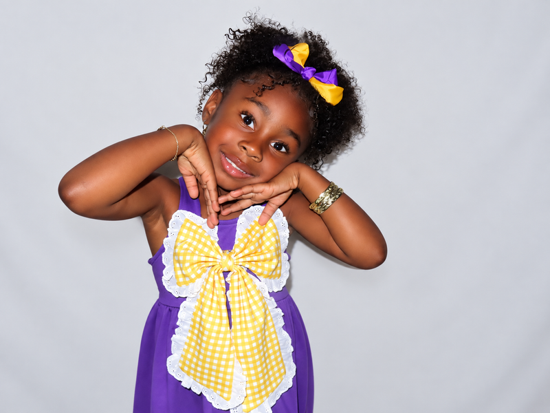 "Geaux Tigers" Bow Dress