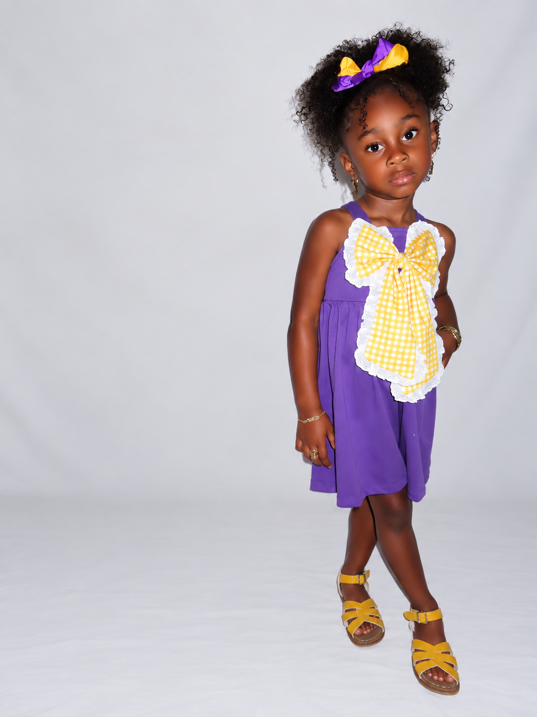 "Geaux Tigers" Bow Dress